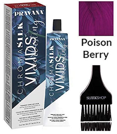 Pravana Chromasilk Vivids Everlasting Permanent Creme Hair Color Dye Wsleek Tint Brush Cream