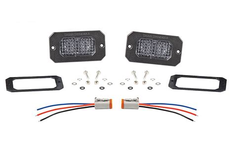 Diode Dynamics Stage Series 2 C2 Flush Led Pod Pair Quadratec