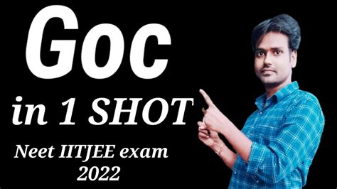 Complete Goc In 1 Shot All Concepts Tricks And Pyqs Covered Neet