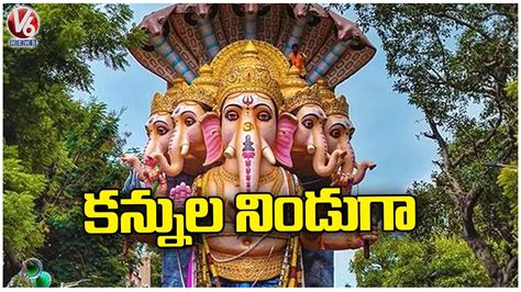 Khairatabad Ganesh Shobha Yatra Visuals Ganesh Nimajjanam 2022 V6