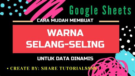 Cara Mudah Membuat Warna Selang Seling Untuk Data Tabel Dinamis Dan