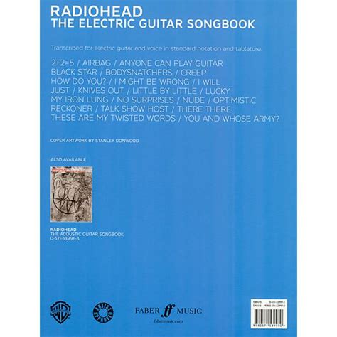 Faber Music Radiohead Guitar Songbook – Thomann United Kingdom