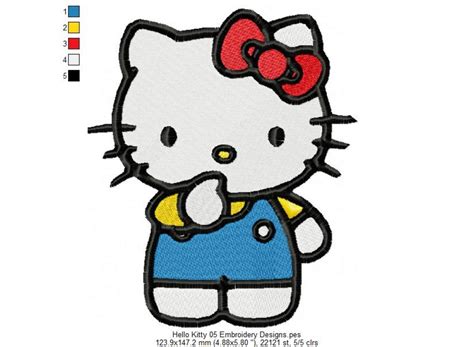 Hello Kitty 05 Embroidery Designs