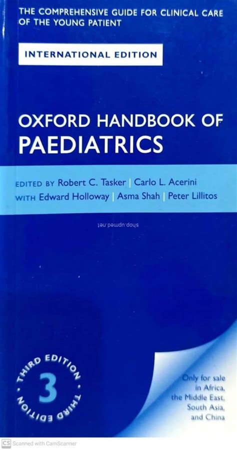 Oxford Handbook Of Paediatrics 3rd Edition UPMED Shop