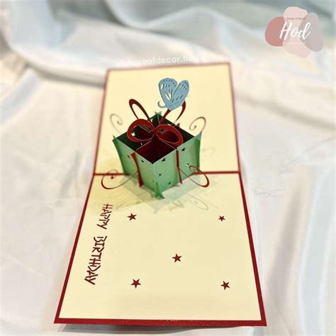 Jual Kartu Ucapan Ulang Tahun Pop Up D Birthday Greeting Card Timbul