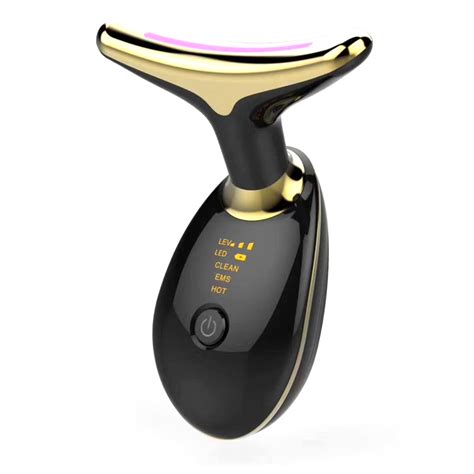 Ems Thermal Neck Lifting And Tighten Massager Electric Microcurrent