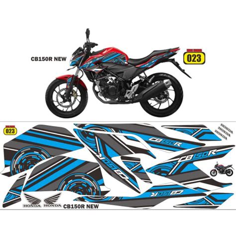 New Honda Cb150r Striping Sticker Cb150r New Decal Cb150r Striping Ir