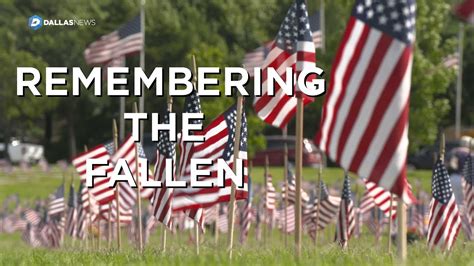 Memorial Day Observance At Dallas Fort Worth National Cemetery Youtube