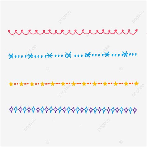 Dividing Line White Transparent Pattern Dividing Line Pattern