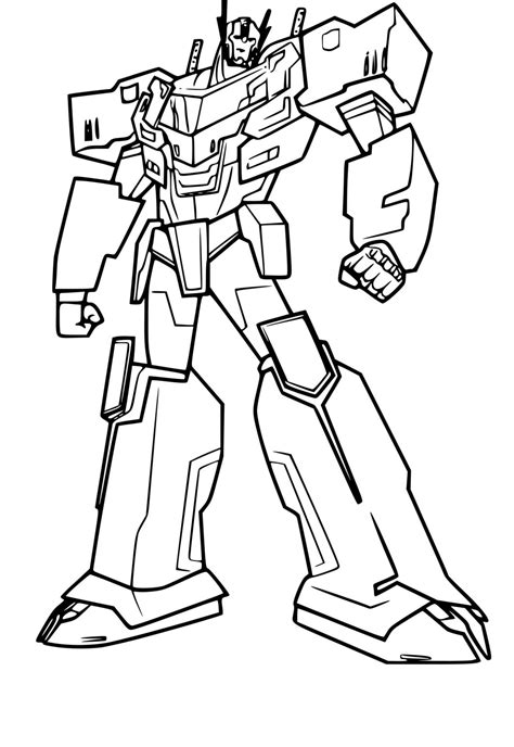 Free Printable Optimus Prime Coloring Pages | GBcoloring