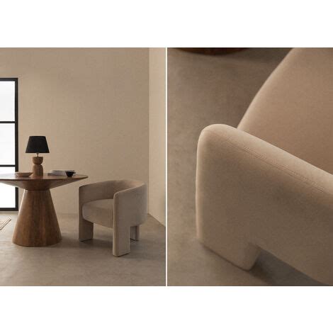 Silla De Comedor En Terciopelo Xastru SKLUM Beige