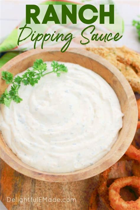 Parmesan Ranch Dipping Sauce | The BEST Ranch Dipping Sauce recipe!