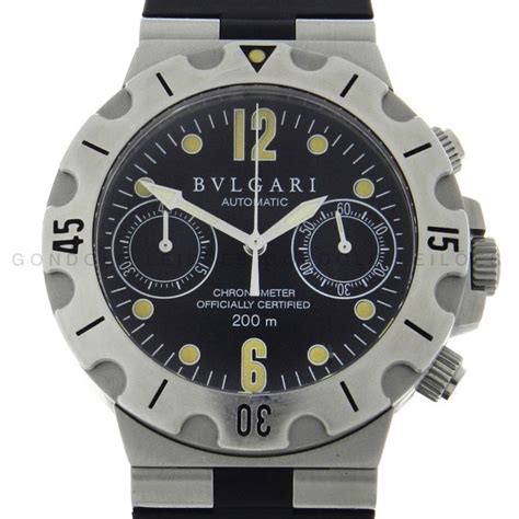 Relógio Bulgari Scuba Chronograph Automatic Caixa em