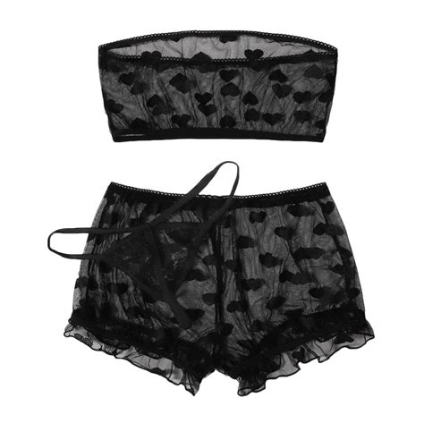 Ehtmsak Sexy Lingerie Set L Lingerie For Women Sexy Floral Lace Bra And