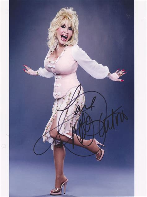 Signed Dolly Parton Autographed Country Legend W Coa Sexy Etsy