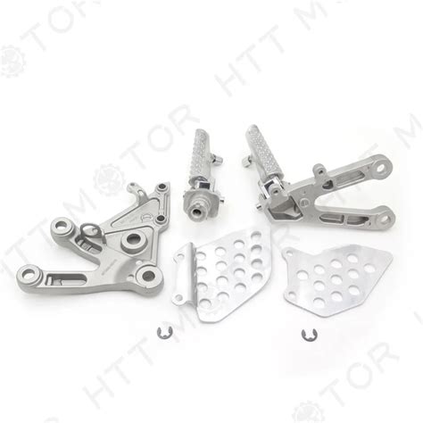 Aftermarket Free Shipping Motorcycle Parts Silver Front Rider Foot Pegs