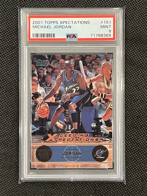 Michael Jordan Topps Xpectations Psa Low Pop Ebay