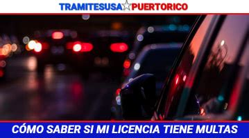 C Mo Saber Si Mi Licencia Tiene Multas