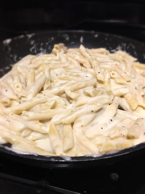 [homemade] Alfredo Sauce With Penne Pasta R Food