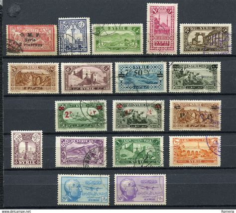 Gebraucht Syrie 1920 1930 Lot timbres Syrie Colonie Française