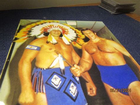 Bruno Sammartino And Chief Jay Strongbow Wwf Wrestling X Photo Ebay