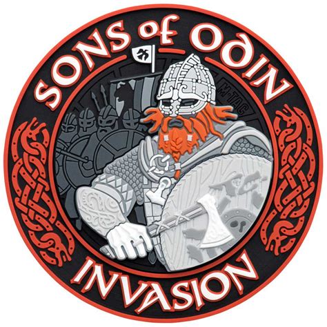 Naszywka M Tac Sons Of Odin D Pvc Red Black Sklep Militaria Pl