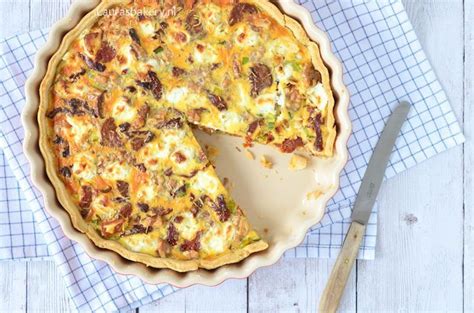 Quiche Met Chorizo En Geitenkaas Laura S Bakery