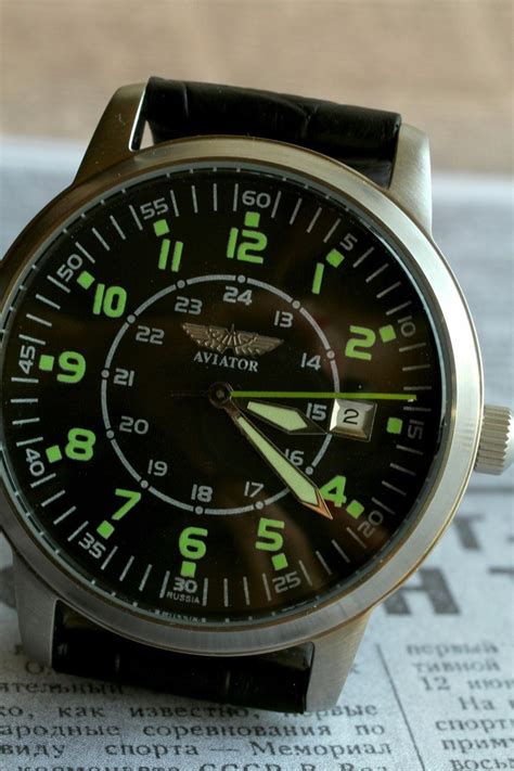 POLJOT 2614 2H Aviator Russian Military Men S Mechanical Wristwatch