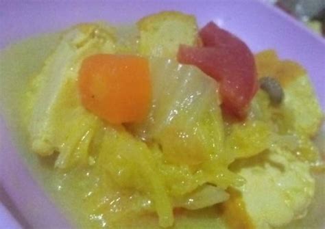 Resep Sawi Putih Kuah Santan Kuning Oleh Karenina Ratna Cookpad