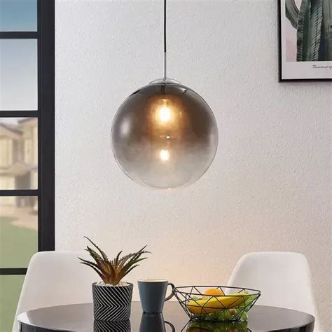 Lindby Robyn Glas Pendellampe 1 Lyskilde Glass Pendant Light Glass