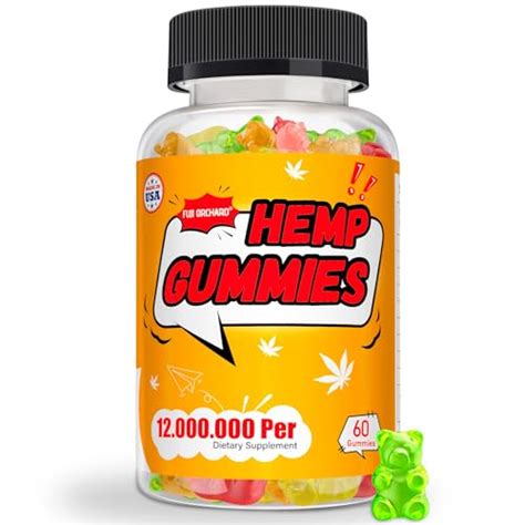 FUJI ORCHARD Hemp Gummies High Potency 12000 000mcg Natural Hemp Oil