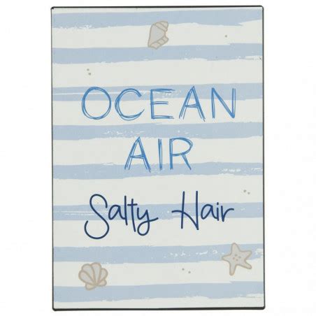 Plaque M Tallique Ocean Air Salty Hair Ib Laursen