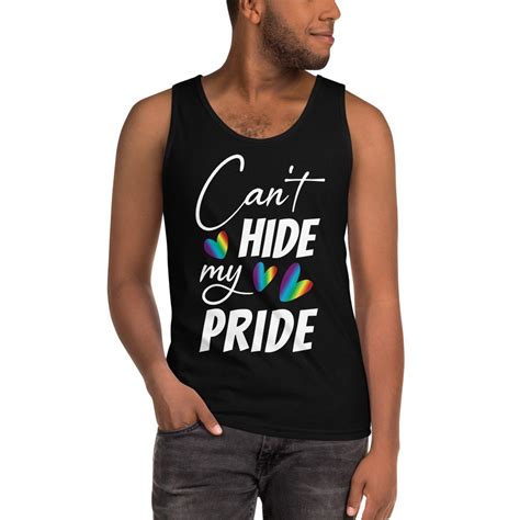 Lgbt Pride Tank Top Black Classic Tank Top Gay Pride Shirt Etsy