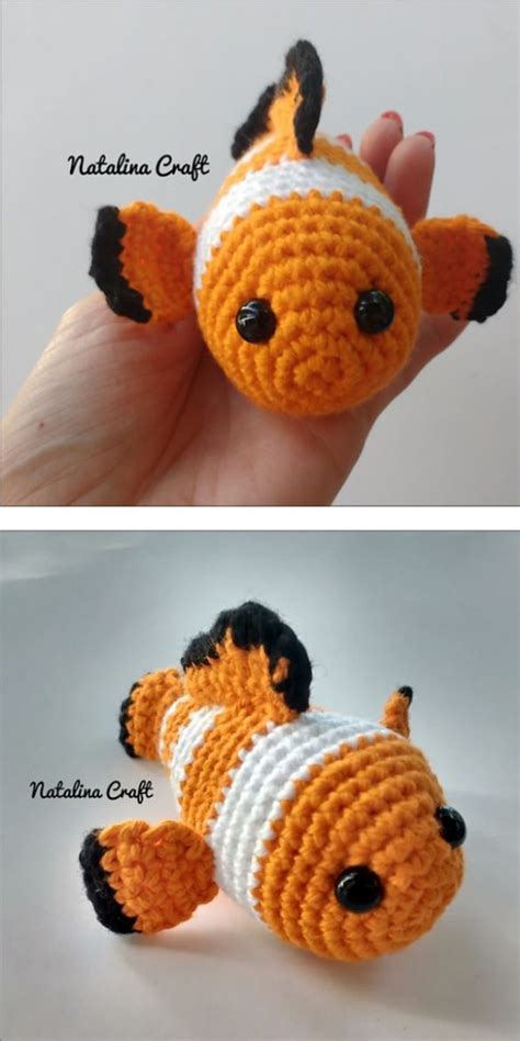 Clownfish Amigurumi Free Crochet Pattern