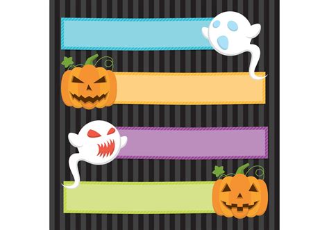 Halloween Banners 82399 Vector Art at Vecteezy