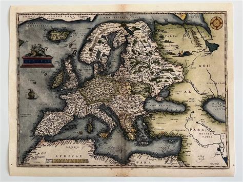 Old World Map Europe Grayce Gerhardine