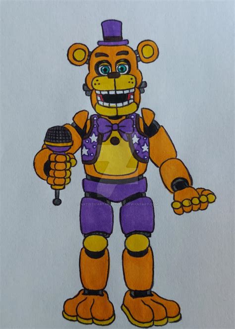 Fredbear [au V2] By Artisticartandstuffs On Deviantart