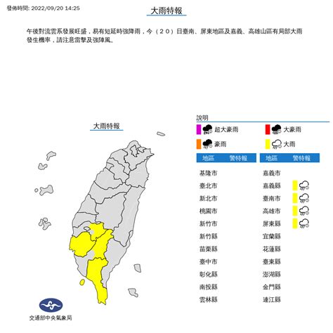 午後雨彈來了！4縣市大雨特報 慎防雷擊強陣風 鏡週刊 Mirror Media