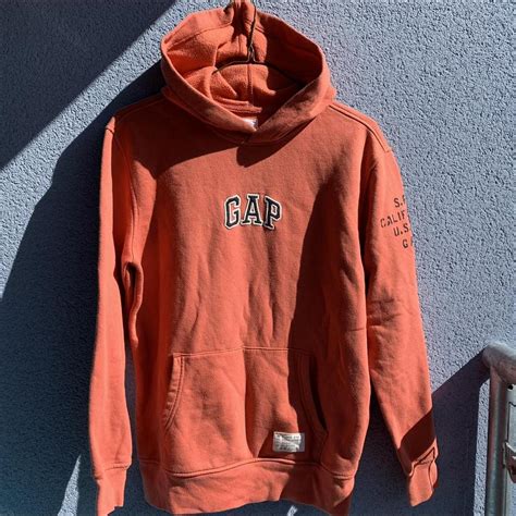 Vintage Orange Gap Hoodie In Excellent Condition No Depop