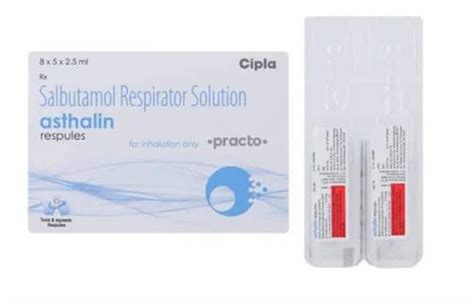 Asthalin Respules Cipla At Rs 10 Pack In Nagpur ID 27429204033