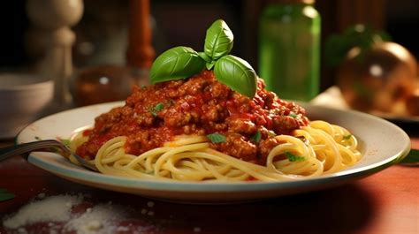 Los Espagueti Bolognese Saborean Cada Giro De Pasta Perfectamente