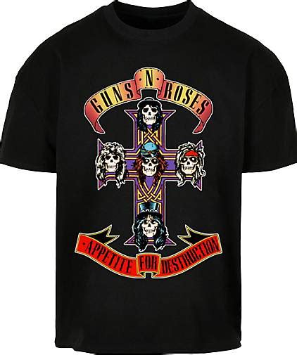 F Nt Stic Ultra Heavy T Shirt Guns N Roses Band Appetite For