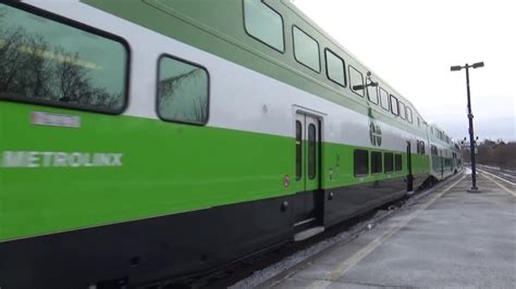 Eastbound Go Train At Long Branch Youtube