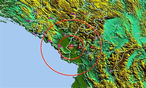 Zemljotres Na Granici Sa Albanijom Osjetio Se I U Baru