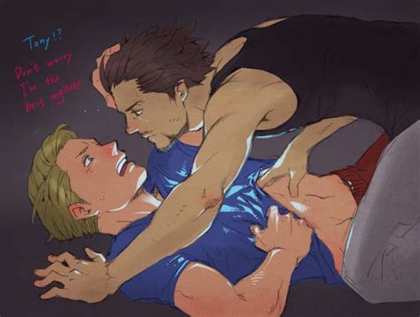 Tony Stark Seduces Captain America Gay Superhero Sex Pics Luscious