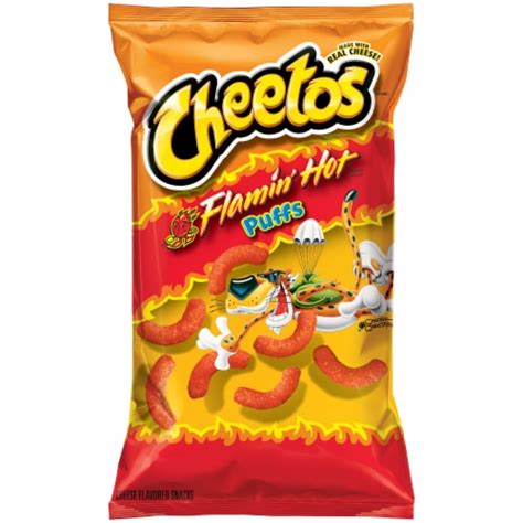 Cheetos Flamin Hot Puffs Cheese Flavored Snacks 85 Oz Ralphs