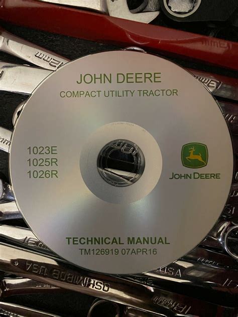 Used John Deere 1023e 1025r 1026r Compact Utility Tractor Repair Manual Tm126919 Ubbthreads