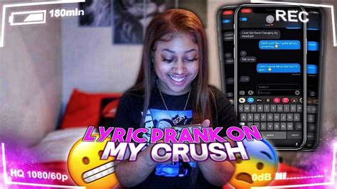 Lyric Prank On My Crush Gone Wrong Youtube