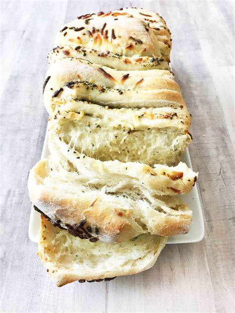 Cheesy Garlic And Herb Pull Apart Bread Bread Machine — The Skinny Fork