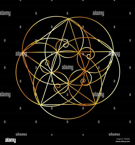 Sacred Geometry Spiral Fibonacci